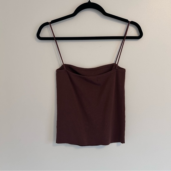 NWT Oak + Fort Stretch Spaghetti Strap Tank Top Size Small - Picture 3 of 12